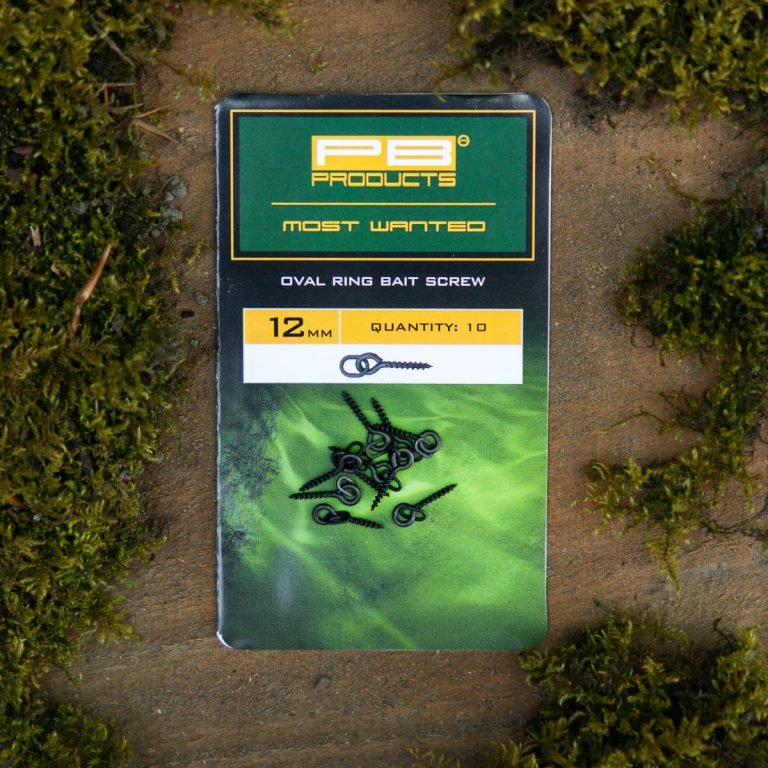 PB Products Oval Ring Bait Screw 12mm 10pcs - KarperCentrale