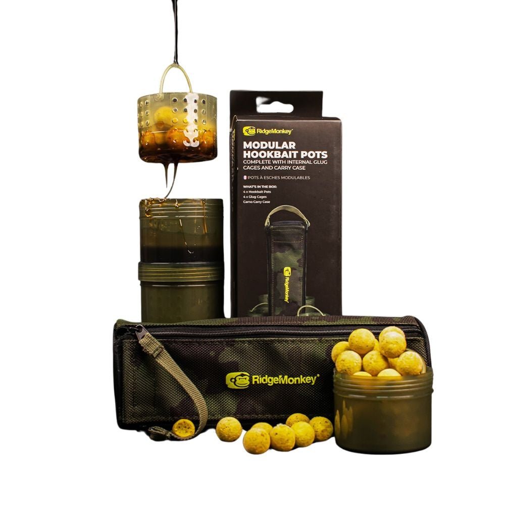 RidgeMonkey Modular Hookbait Pots - Camo - KarperCentrale
