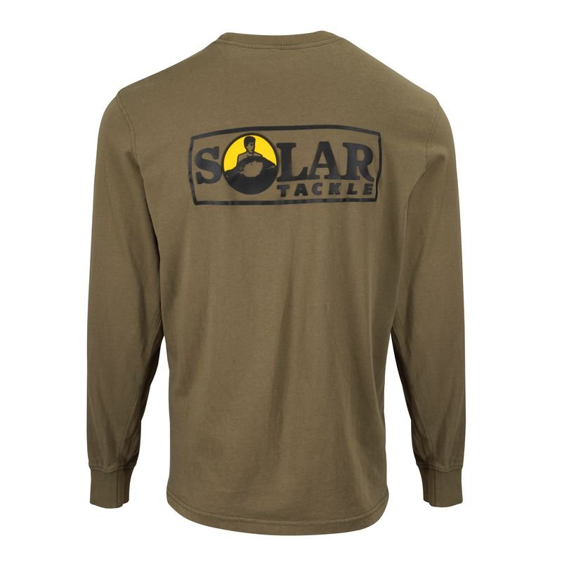 Solar Tackle Casuals LS T-Shirt - Olive - KarperCentrale
