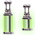 Testa Indicatrice Nite-Glo con Clip per Filo a Pallina in Acciaio Inossidabile