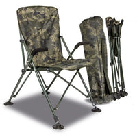 Solar Tackle Undercover - Folding Chair - High - Camo - KarperCentrale