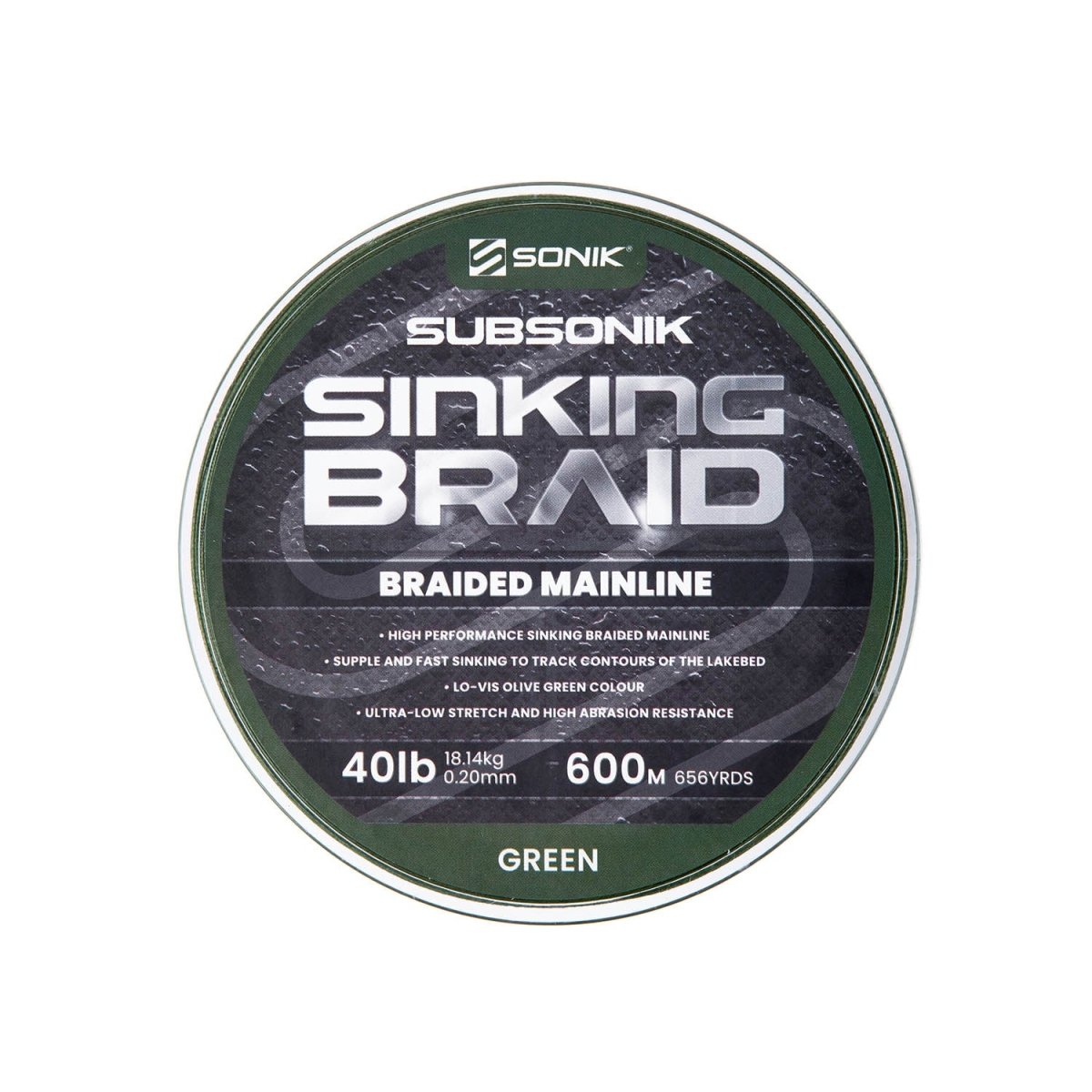 Sonik Sports Subsonik - Sinking braid - 0.20mm - 40LB - KarperCentrale