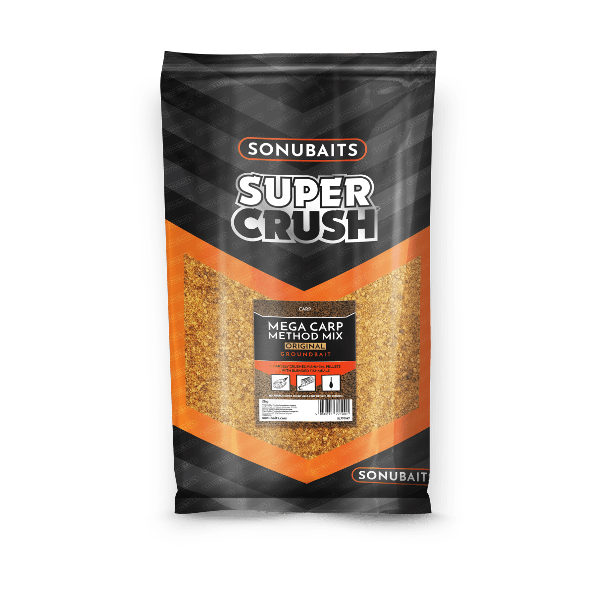 Sonubaits Super Crush - Mega Carp - Method Mix - 2KG - KarperCentrale
