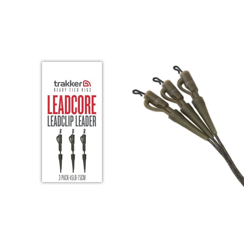 Trakker Leadcore - Leadclip Leader - 3pcs - KarperCentrale